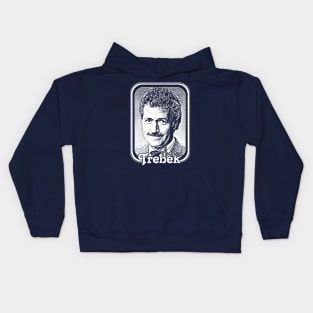 Alex Trebek / Retro Vintage Aesthetic Fan Design Kids Hoodie